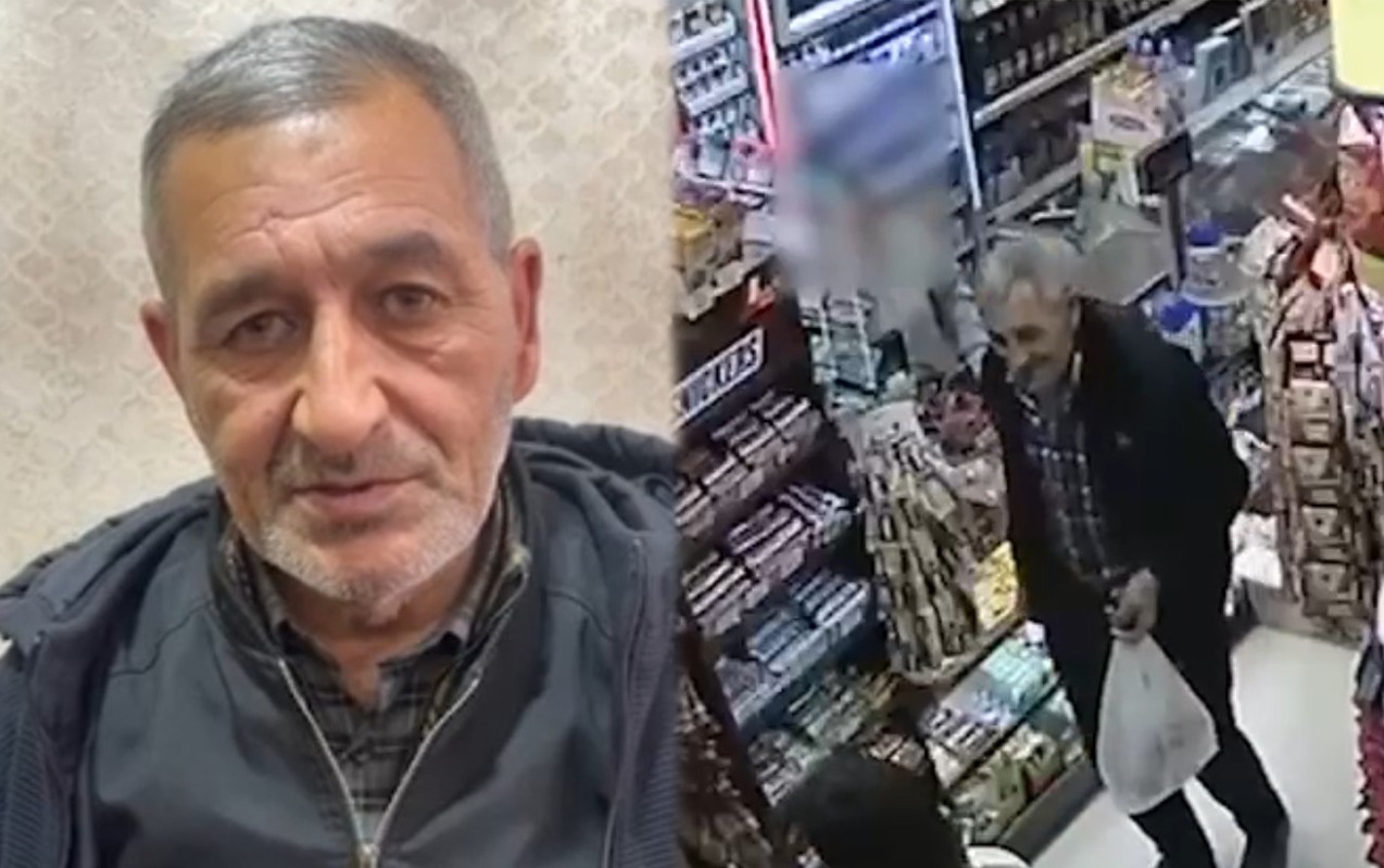Bakıda 58 yaşlı kişi oğurladığı pulla evinə bazarlıq etdi - VİDEO