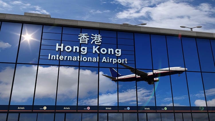 Honq-Konqda hava limanında yanğın baş verib