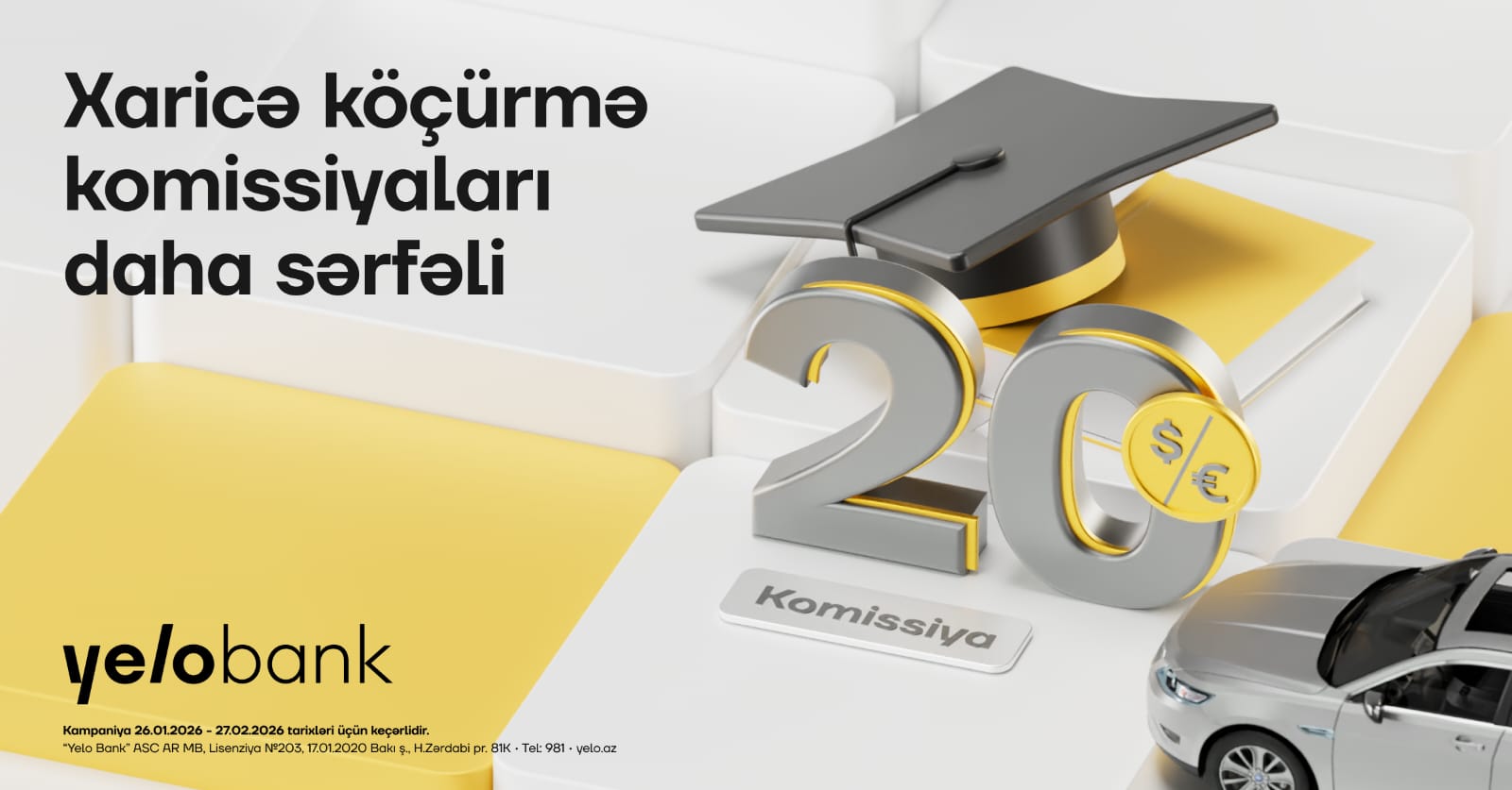 Minimal komissiya ilə xaricə köçürmə fürsətini qaçırma!