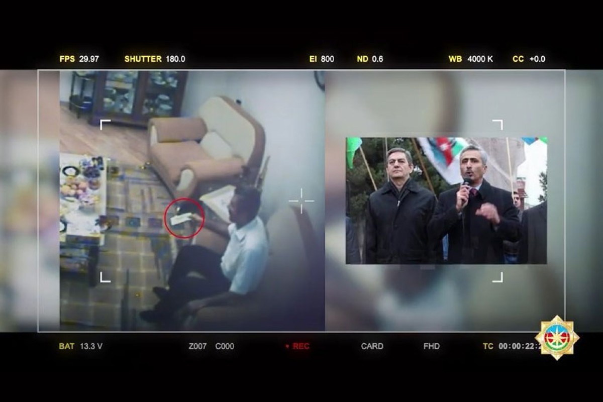 DTX Fuad Qəhrəmanlının pul almasının görüntülərini yaydı - VİDEO