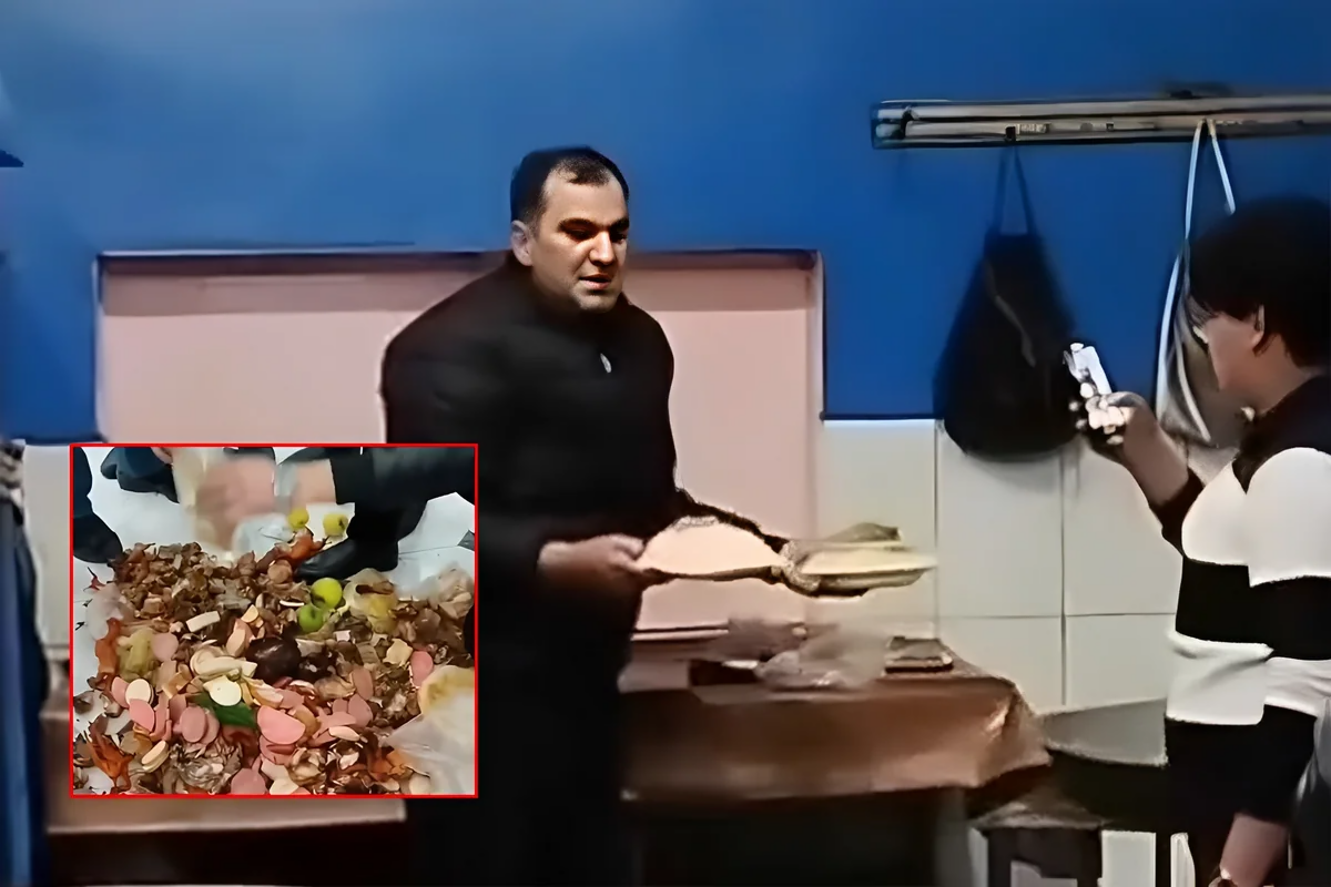 Restoran rəhbərliyi toydan qalan yeməkləri gizlətdi - İDDİA - VİDEO