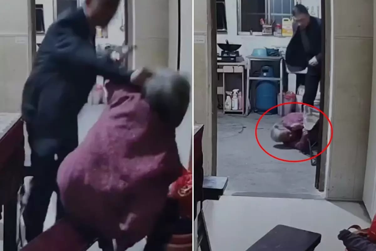 Oğul xırda məsələlərə görə 92 yaşlı ananı vəhşicəsinə döyüb