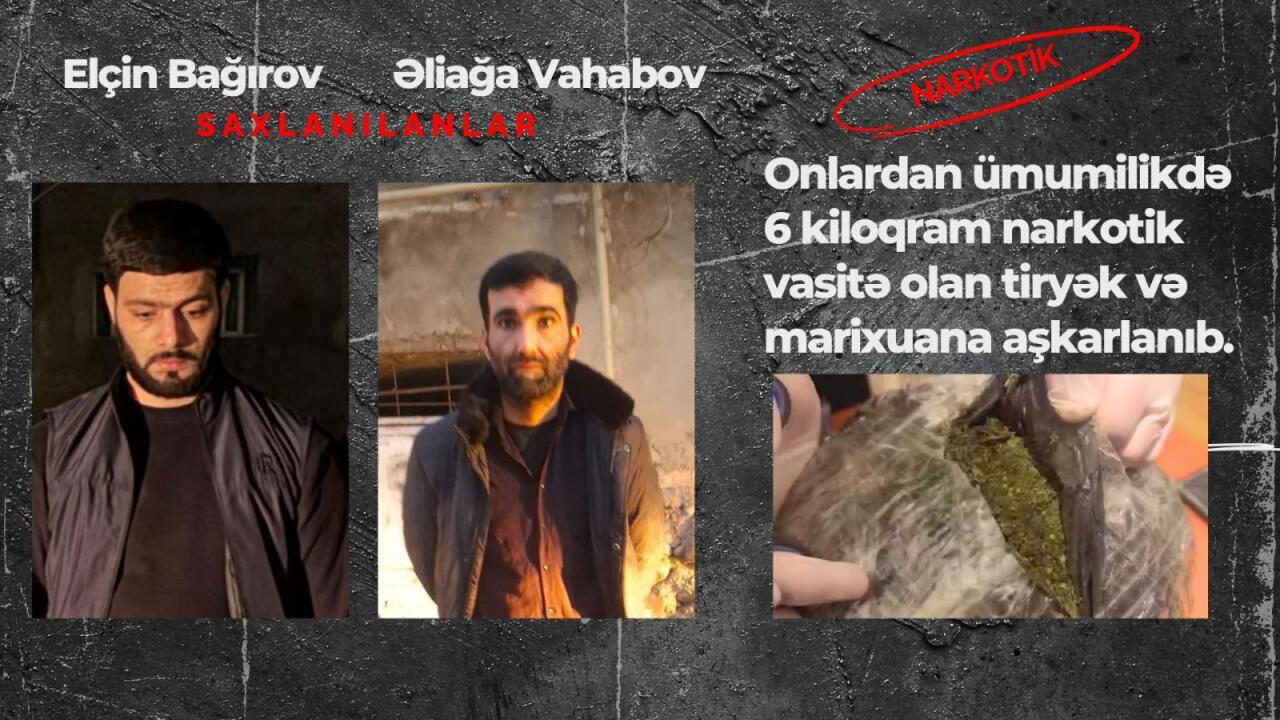 Onlayn narkotik alveri ilə məşğul olan şəxslər ələ keçdi
