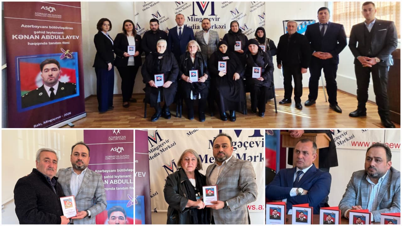 ASGA Şəhid KƏNAN ABDULLAYEV haqqında tanıtım filmini təqdim etdi: GƏNCLƏR FONDUNUN DƏSTƏYİ İLƏ (FOTO+VİDEO)