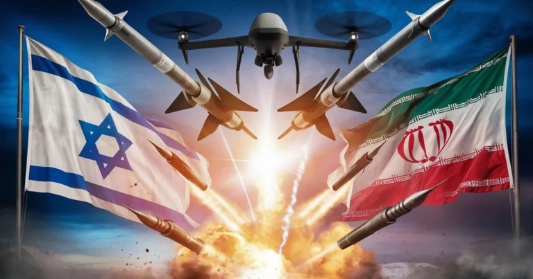 İran İsrailə raket zərbələri endirib