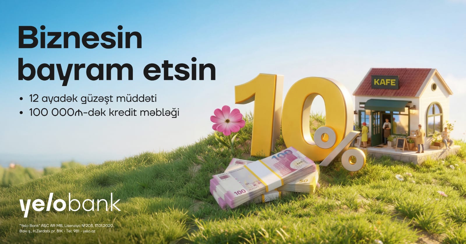 Yelo Bank-dan mikro bizneslər üçün bahar kampaniyası!