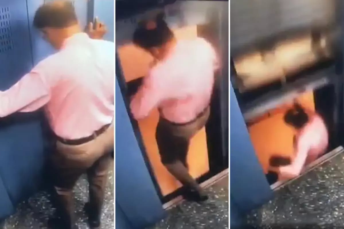 Liftdən çıxmaq istədi, canını zorla xilas etdi