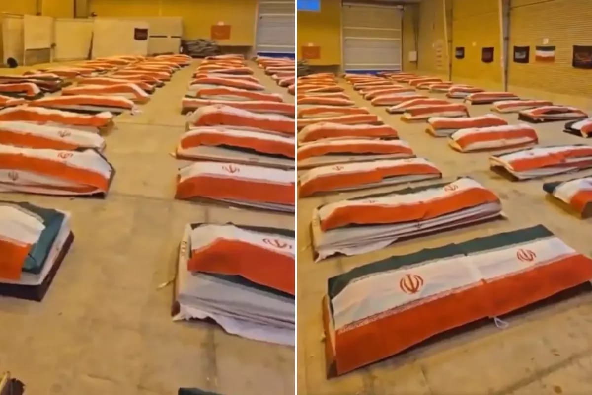 Hind okeanında həlak olan iranlı dənizçilər son mənzilə yola salındı