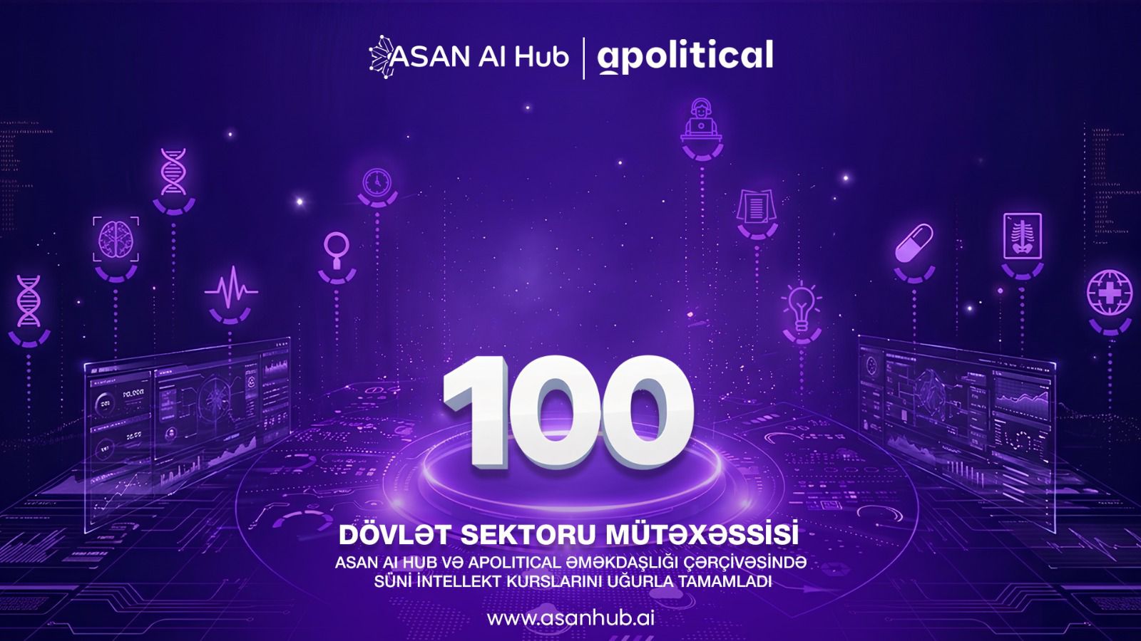 ASAN AI Hub platformasında dövlət sektorunun ilk 100 nümayəndəsi süni intellekt üzrə təlimi başa vurub