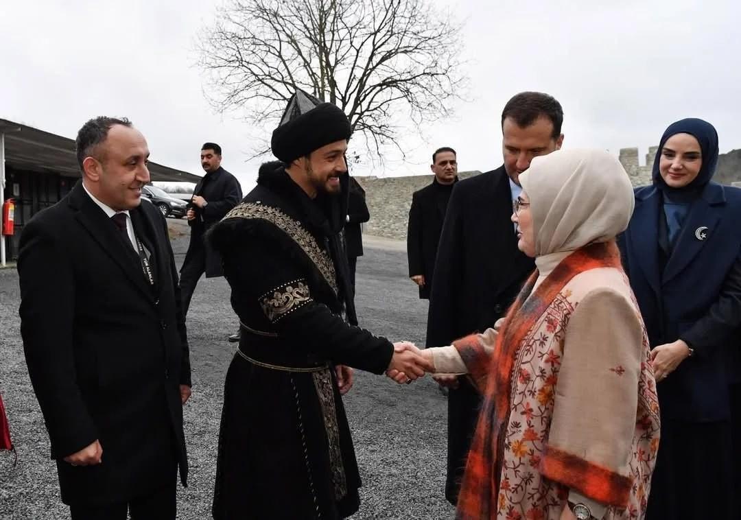 Əminə Ərdoğan film setində - FOTO