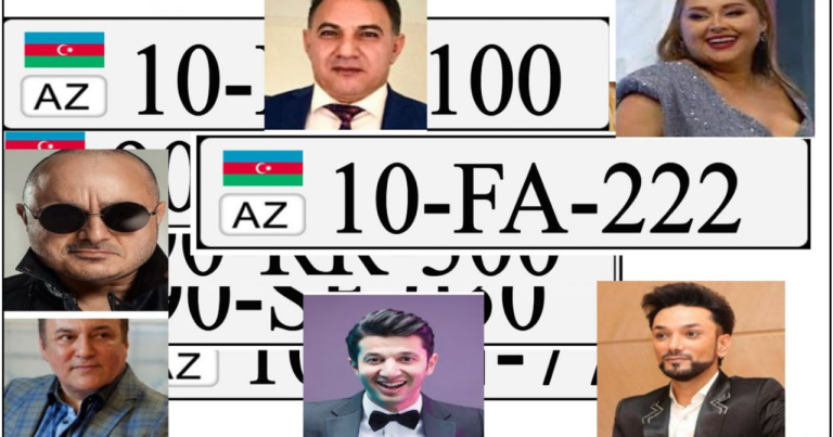 Azərbaycanlı məşhurların bahalı avtomobil nömrələri MÜZAKİRƏ YARATDI – VİDEO