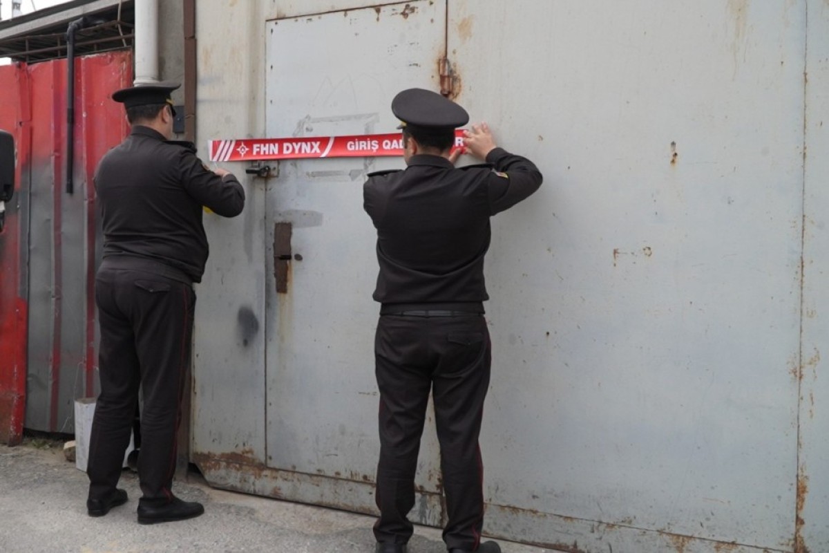 Binəqədidə mebel sexinin fəaliyyəti dayandırılıb - VİDEO