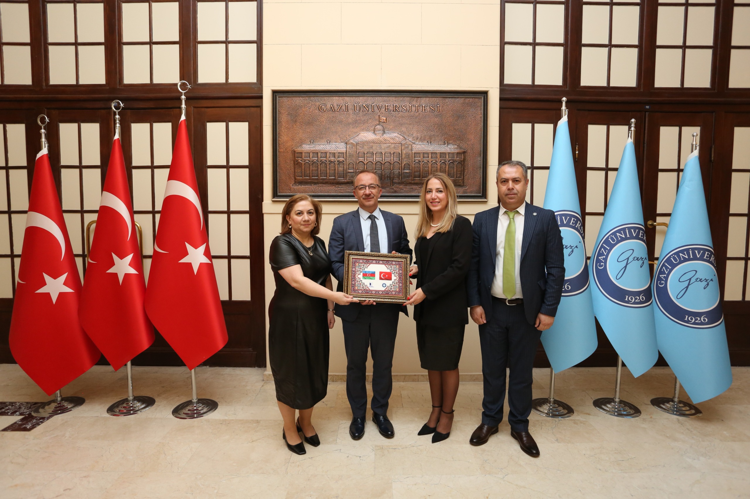 Mingəçevir Dövlət Universitetinin nümayəndə heyəti Gazi Universitetində görüşlər keçirib: Rəqəmsal texnologiyalar və mühəndislik sahələrində ortaq layihələr müzakirə olunub