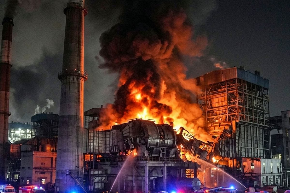 Hindistanda elektrik stansiyasında partlayış baş verib: 9 nəfər ölüb