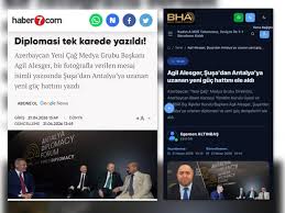 Aqil Ələsgərin Azərbaycanın Antalya Forumunda rolu barədə yazısı Türkiyə mediasında – FOTO