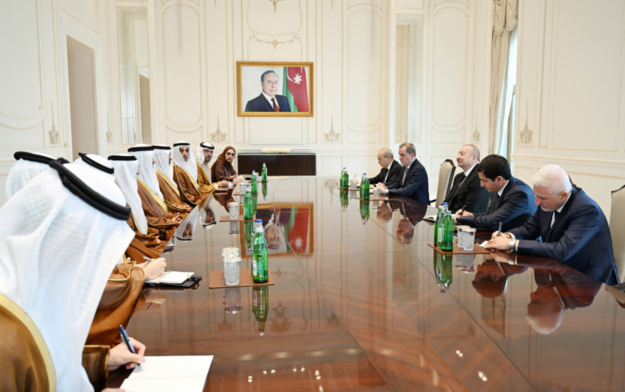 Prezident Qəbələdə BƏƏ nümayəndələrini qəbul etdi - Fotolar