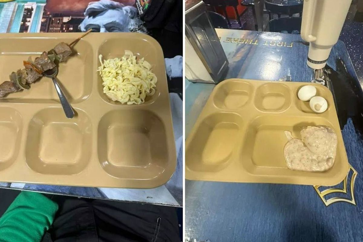 Yaxın Şərqdəki ABŞ dəniz piyadaları yeməklərinin fotolarını paylaşıb