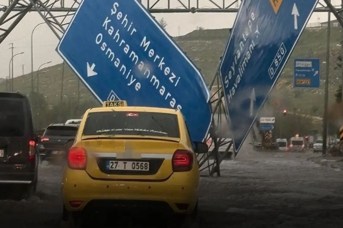 Türkiyənin cənubunda güclü fırtına baş verib - Ölən və yaralananlar var