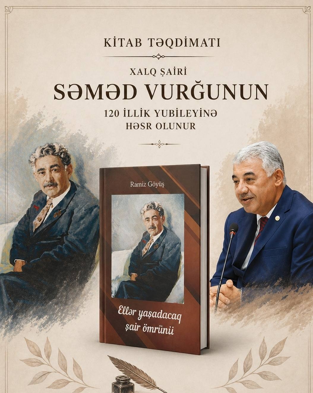 Ramiz Göyüşün “Ellər yaşadacaq şair ömrünü” kiutabının təqdimatı keçirilib