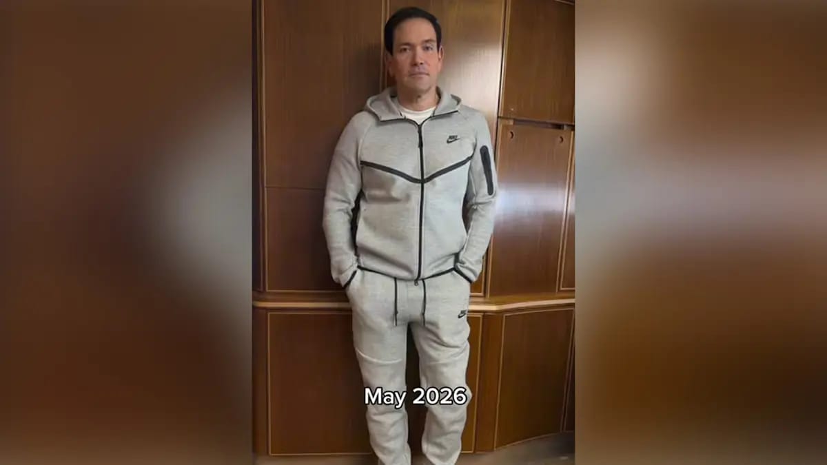 ABŞ dövlət katibi Rubio Maduronun idman kostyumundan geyinib