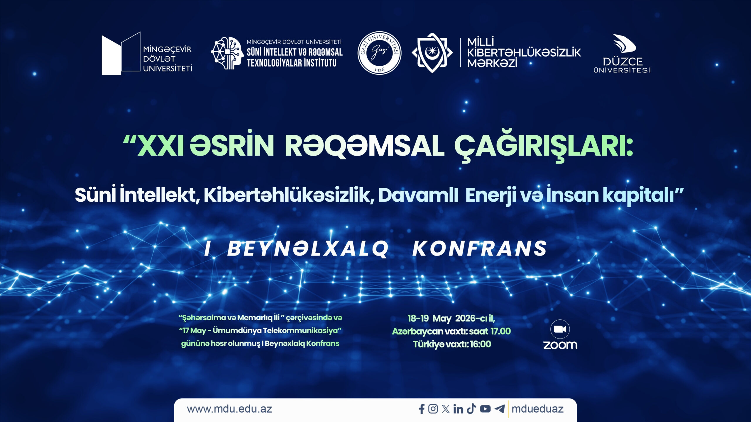 Mingəçevir Dövlət Universitetində beynəlxalq elmi konfrans keçiriləcək