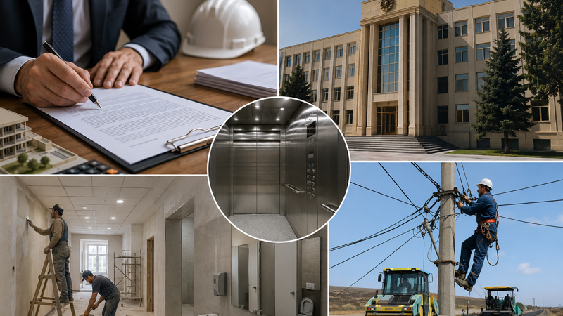 Gah yol çəkir, gah da lift quraşdırır... - Əlövsət Orucovun şirkəti bu dəfə 735 min manatlıq sifariş aldı