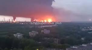 Ukraynanın Novorossiyskə dron hücumundan sonra neft terminalı yanıb, yaralılar var