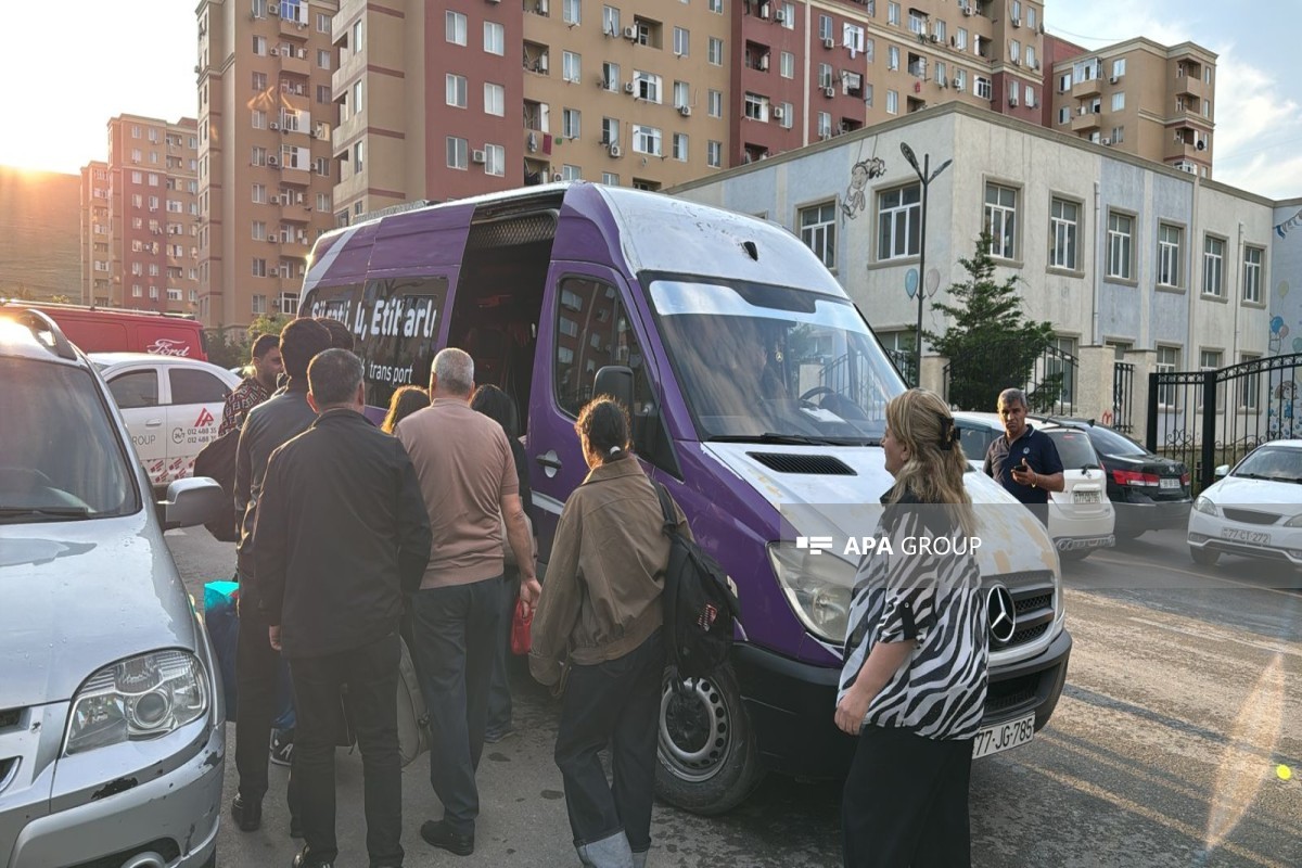 Cəbrayılın Şükürbəyli kəndinə növbəti köç karvanı yola salınıb - FOTO