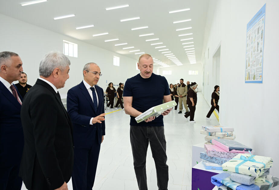 Xocalıda “Qarabağ Tekstil Evi” MMC istifadəyə verilib - FOTO