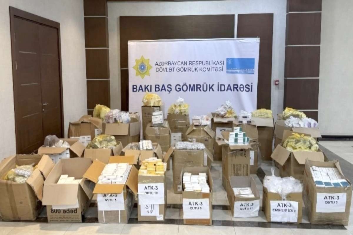 Azərbaycana qanunsuz gətirilmiş külli miqdarda dərman vasitələrinin realizə edilməsinin qarşısı alınıb