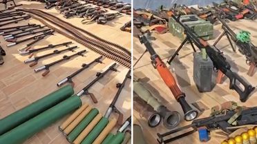 Somalidə beşulduzlu oteldə çoxlu sayda silah ələ keçirilib