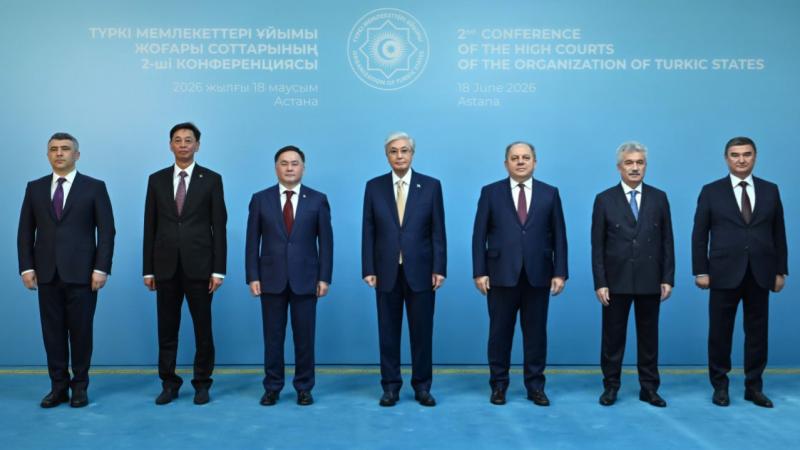 Tokayev Türkdilli Dövlətlərə üzv ölkələrin ali məhkəmələrinin rəhbərlərini qəbul edib