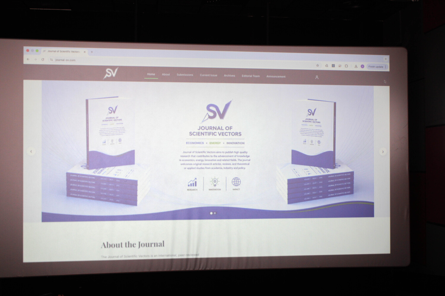 Mingəçevir Dövlət Universitetində “The Journal of Scientific Vectors” jurnalının rəsmi saytının təqdimatı keçirilib