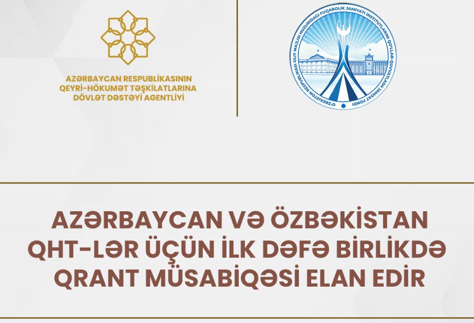 Azərbaycan və Özbəkistan QHT-lər üçün ilk dəfə birlikdə qrant müsabiqəsi elan edir