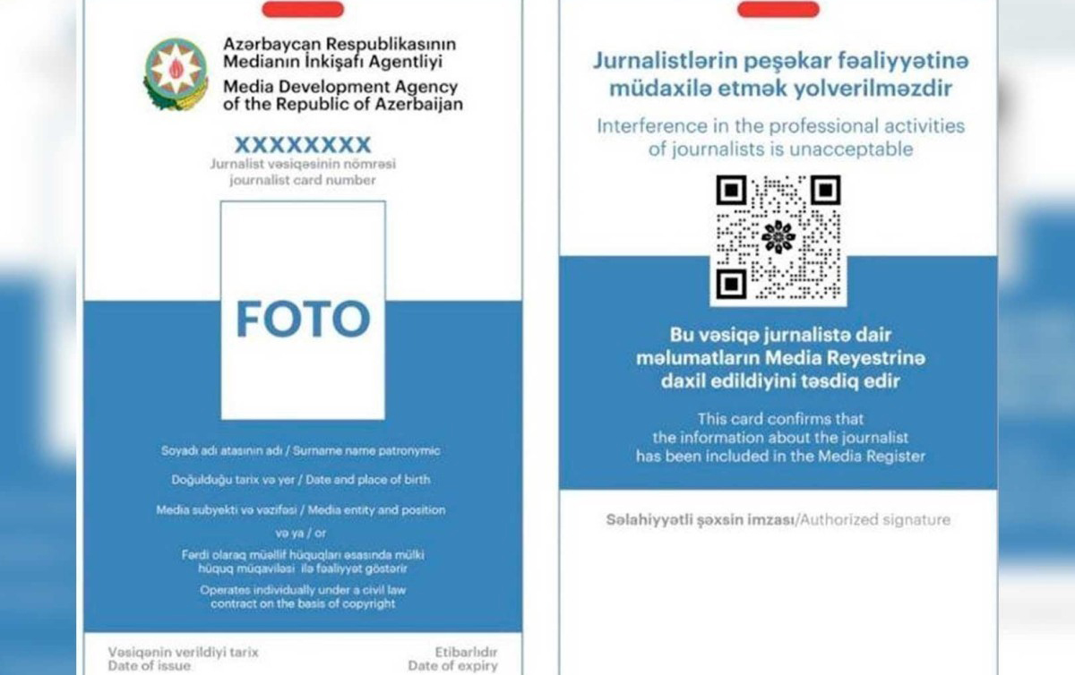 Jurnalist vəsiqəsinə görə ödəniş ləğv edilir