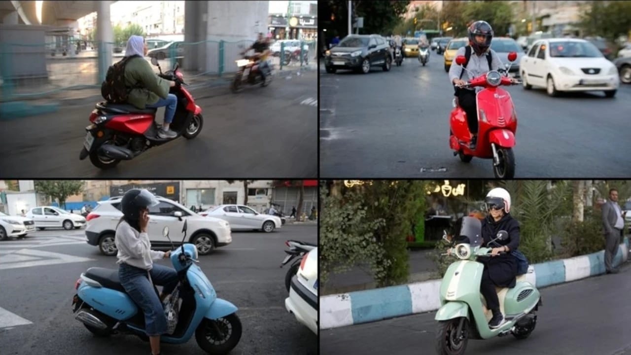 İranda qadınların motosiklet sürməsinə icazə verilir