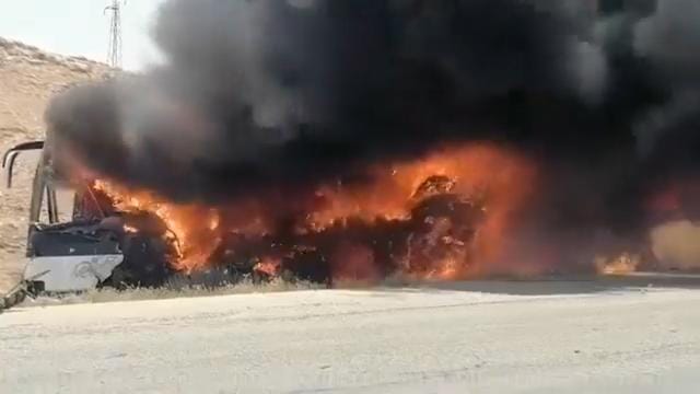 Suriyada avtobus qəzasında 35 nəfər həlak olub, 30 nəfər xəsarət alıb