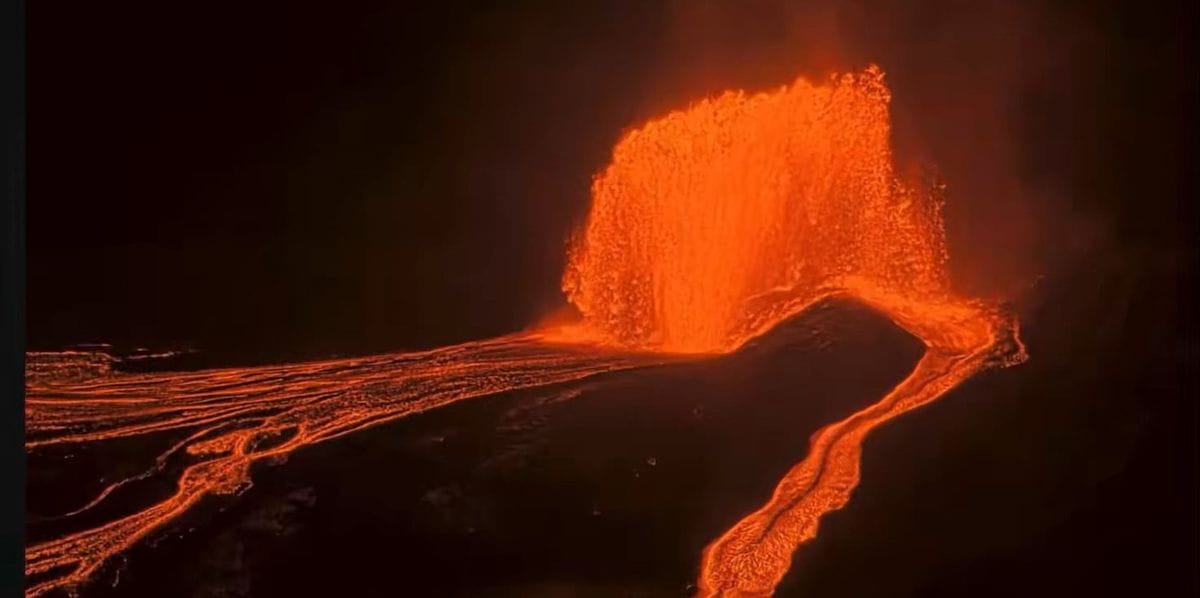 Kilauea vulkanı yenidən püskürdü