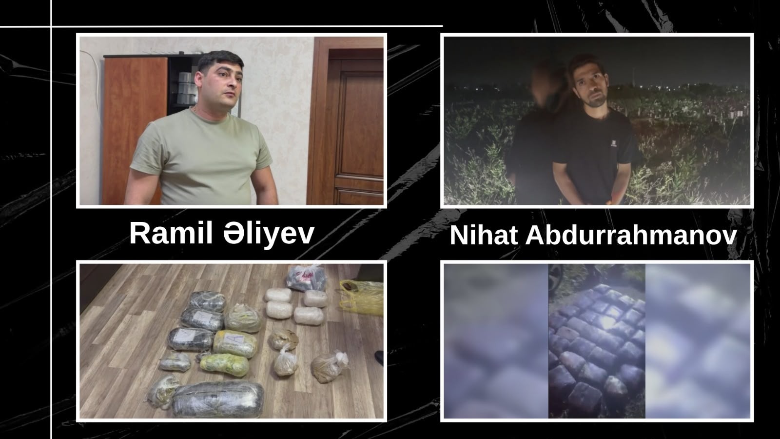 DİN-dən növbəti əməliyyat: 57 kiloqram narkotik və 1981 həb müsadirə edildi