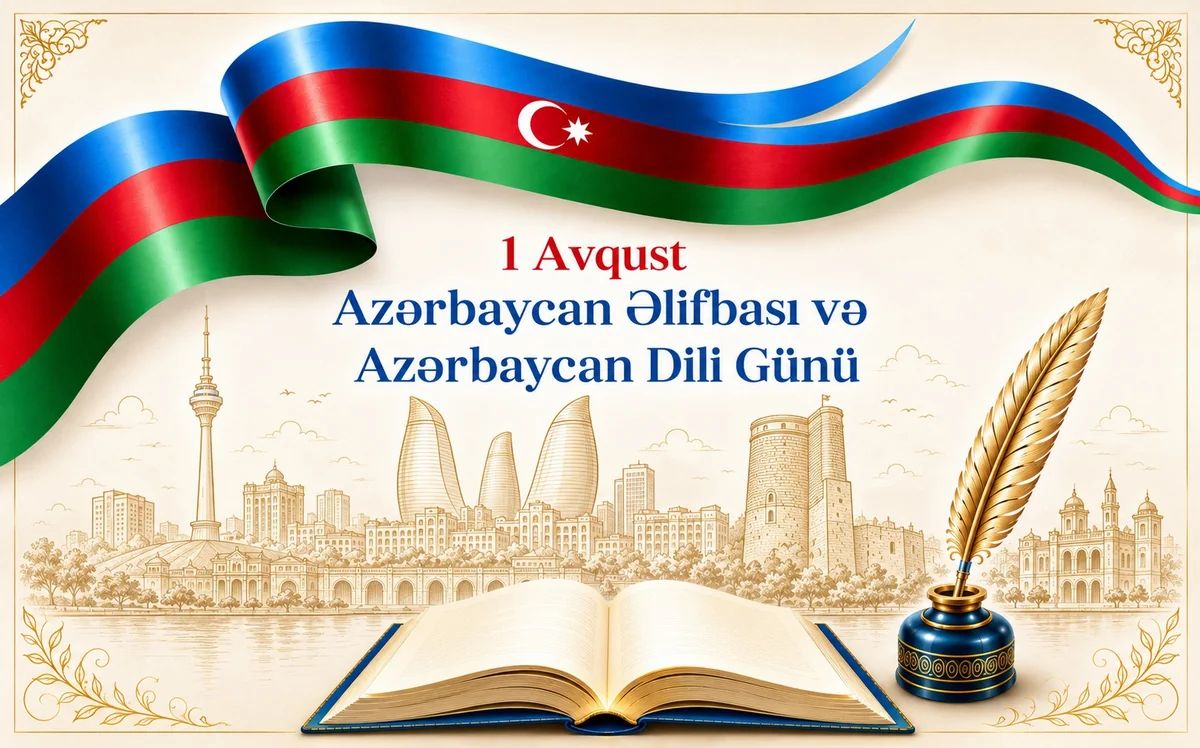 1 avqust - Azərbaycan Əlifbası və Azərbaycan Dili Günüdür