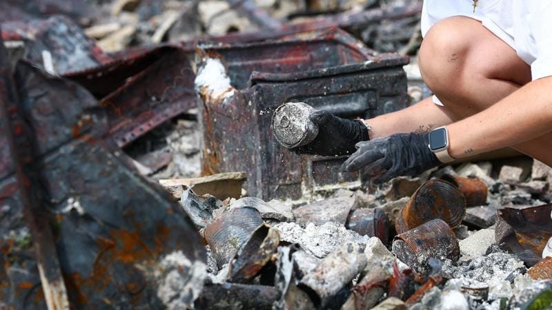 Fransada meşə yanğını İkinci Dünya Müharibəsi dövrünə aid bombaları üzə çıxarıb