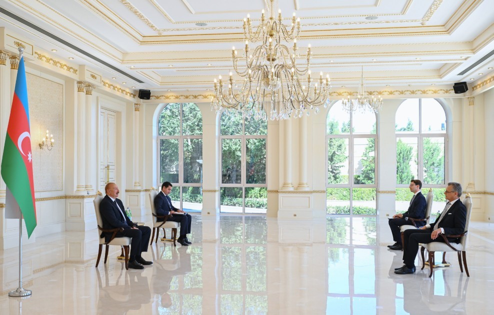 Prezident Almaniyanın yeni səfirinin etimadnaməsini qəbul etdi