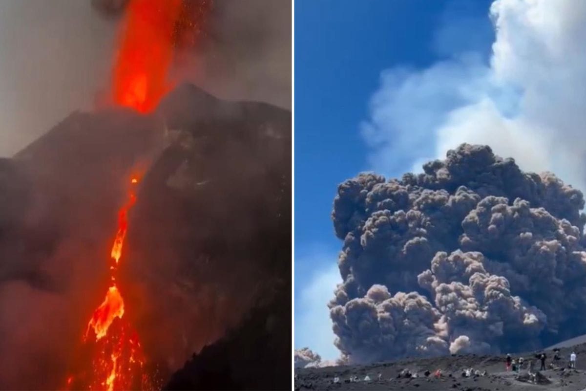 Etna dağından yayılan kül qitələrarası böhrana səbəb olub