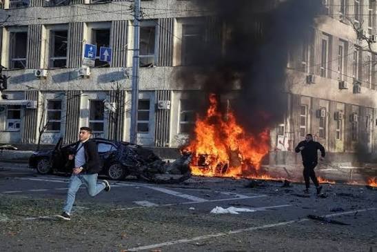 Rusiya ordusu Borispol bölgəsinə raket zərbələri endirib