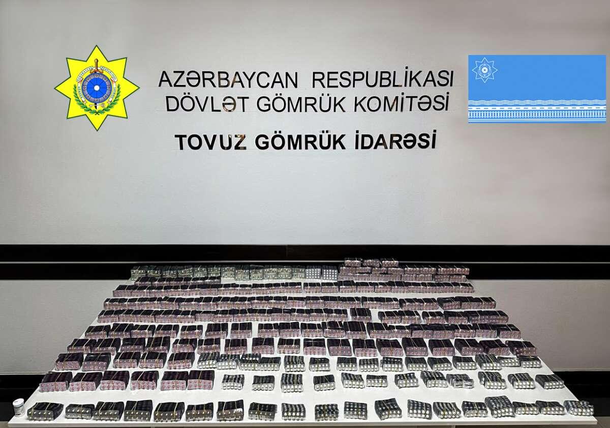 Gömrükdə bəyan edilməyən dərmanlar aşkarlandı
