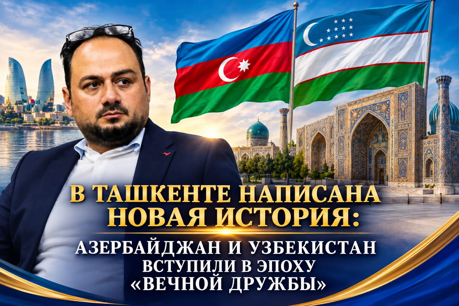В ТАШКЕНТЕ НАПИСАНА НОВАЯ ИСТОРИЯ: АЗЕРБАЙДЖАН И УЗБЕКИСТАН ВСТУПИЛИ В ЭПОХУ «ВЕЧНОЙ ДРУЖБЫ»