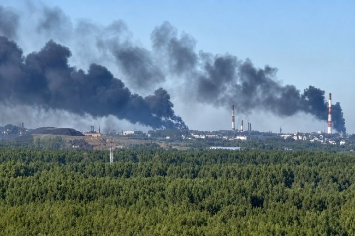 Ukrayna ordusunun Baş Qərargahı Yaroslavlda neftayırma zavoduna hücumu təsdiqləyib