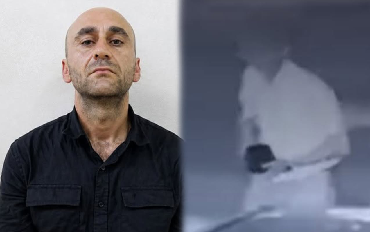 Prospektdə bir nəfəri döyərək pulunu və çantasını aldı - Video