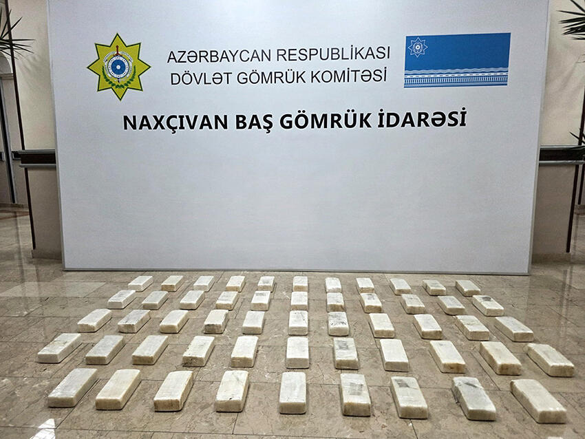 Naxçıvanda 45 kiloqramdan çox metamfetamin ələ keçirildi