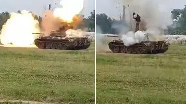 Tank təlim zamanı partladı, 2 hərbçi həlak oldu